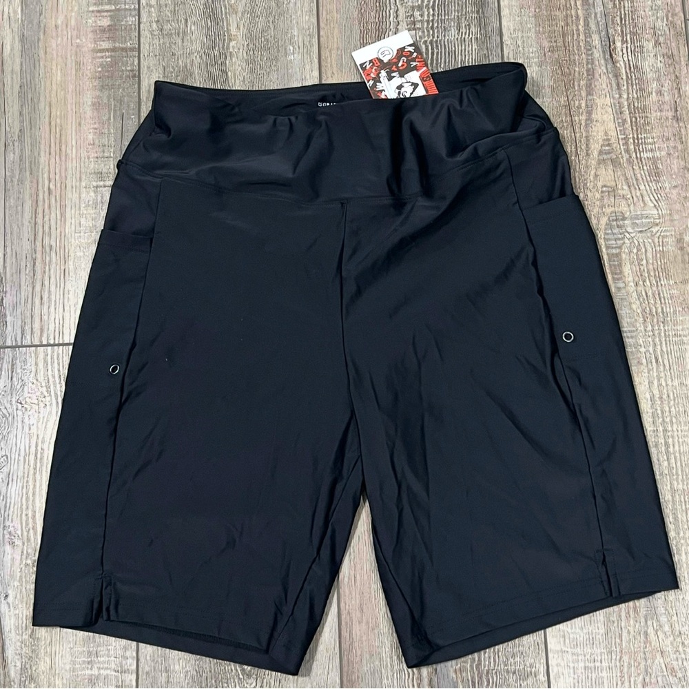 "Gradual" 9" Inseam Women's Quick Dry Swim/Board UPF 50+ Lined Shorts Size Large
